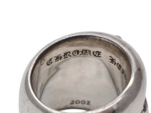 Load image into Gallery viewer, 極美品 CHROME HEARTS クロムハーツ CLASSIC OVAL クラシック オーバルクロス リング 重量約46.9g サイズ18号 シルバー925 中古 4b010872