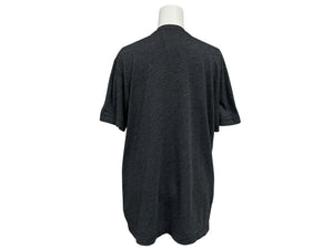 CHROME HEARTS クロムハーツ BSフレア 半袖VネックTシャツ サイズM チャコール ポリエステル コットン 美品 中古 4b010878