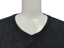 Load image into Gallery viewer, CHROME HEARTS クロムハーツ BSフレア 半袖VネックTシャツ サイズM チャコール ポリエステル コットン 美品 中古 4b010878