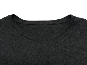 CHROME HEARTS クロムハーツ BSフレア 半袖VネックTシャツ サイズM チャコール ポリエステル コットン 美品 中古 4b010878