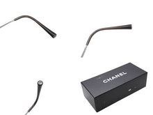 Load image into Gallery viewer, CHANEL シャネル リムレス サングラス アイウェア 4017-D c.124/89 サイズ62◻︎17 120 ココマーク ブラウン 美品 中古 4b010889