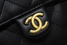 画像をギャラリービューアに読み込む, 極美品 CHANEL シャネル シャネル25 ミディアム ワンショルダーバッグ AS5311 ココマーク キャビアスキン ブラック ランダム番台 中古 4b010895