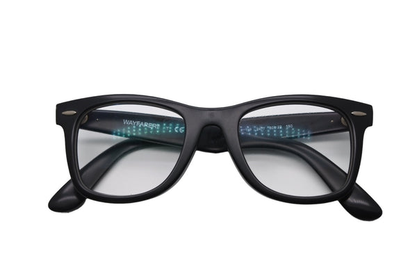 Ray-Ban レイバン サングラス アイウェア 伊達眼鏡 RB5121F 2477 サイズ50□22 150 マットブラック 良品 中古 4b010904