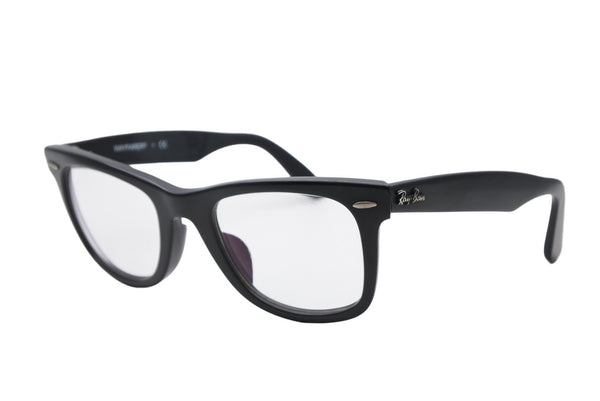 Ray-Ban レイバン サングラス アイウェア 伊達眼鏡 RB5121F 2477 サイズ50□22 150 マットブラック 良品 中古 4b010904