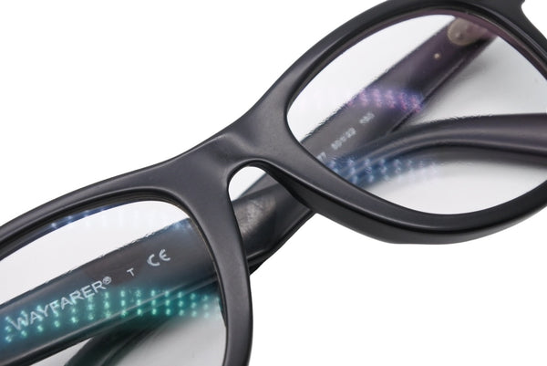 Ray-Ban レイバン サングラス アイウェア 伊達眼鏡 RB5121F 2477 サイズ50□22 150 マットブラック 良品 中古 4b010904