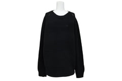 ISSEY MIYAKE イッセイミヤケ プリーツ加工 ニット ME23KN023 ブラック ウール ナイロン サイズ3 美品 中古 4b010916
