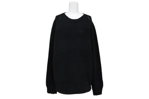 ISSEY MIYAKE イッセイミヤケ プリーツ加工 ニット ME23KN023 ブラック ウール ナイロン サイズ3 美品 中古 4b010916