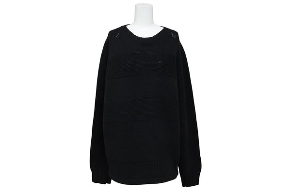ISSEY MIYAKE イッセイミヤケ プリーツ加工 ニット ME23KN023 ブラック ウール ナイロン サイズ3 美品 中古 4b010916