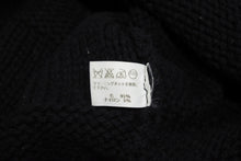 Load image into Gallery viewer, ISSEY MIYAKE イッセイミヤケ プリーツ加工 ニット ME23KN023 ブラック ウール ナイロン サイズ3 美品 中古 4b010916