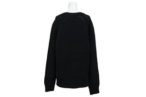ISSEY MIYAKE イッセイミヤケ プリーツ加工 ニット ME23KN023 ブラック ウール ナイロン サイズ3 美品 中古 4b010916