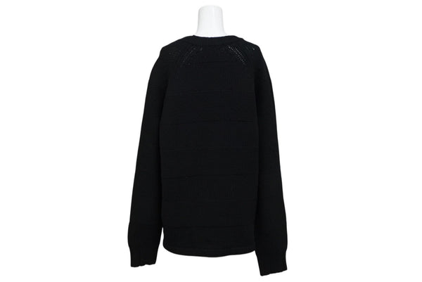 ISSEY MIYAKE イッセイミヤケ プリーツ加工 ニット ME23KN023 ブラック ウール ナイロン サイズ3 美品 中古 4b010916
