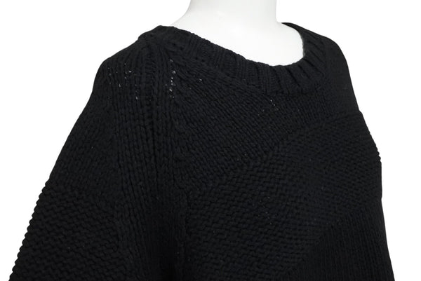 ISSEY MIYAKE イッセイミヤケ プリーツ加工 ニット ME23KN023 ブラック ウール ナイロン サイズ3 美品 中古 4b010916