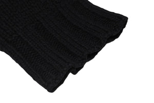 ISSEY MIYAKE イッセイミヤケ プリーツ加工 ニット ME23KN023 ブラック ウール ナイロン サイズ3 美品 中古 4b010916