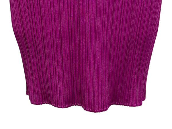 極美品 PLEATS PLEASE ISSEY MIYAKE プリーツプリーズ イッセイミヤケ ワンピース PP61-JT911 パープル サイズ3 中古 4b010939