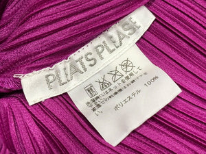 極美品 PLEATS PLEASE ISSEY MIYAKE プリーツプリーズ イッセイミヤケ ワンピース PP61-JT911 パープル サイズ3 中古 4b010939