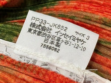Load image into Gallery viewer, 新品同様 PLEATS PLEASE ISSEY MIYAKE プリーツプリーズイッセイミヤケ プリーツ カットソー カーキ オレンジ ポリエステル PPP33-JK652 サイズ3 中古 4b007844