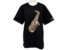Load image into Gallery viewer, TAKAHIRO MIYASHITA The Soloist. タカヒロミヤシタザソロイスト サックス Tシャツ ブラック サイズ50 美品 中古 4b010638