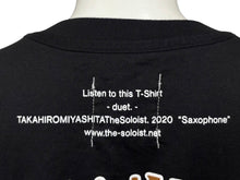 Load image into Gallery viewer, TAKAHIRO MIYASHITA The Soloist. タカヒロミヤシタザソロイスト サックス Tシャツ ブラック サイズ50 美品 中古 4b010638