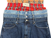 Load image into Gallery viewer, 新品未使用 AWGE アウグ Layered Stacked Denim Pants レイヤード デニムパンツ サイズ34 A$AP ROCKY エイサップロッキー 中古 4b011197