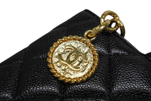 Load image into Gallery viewer, 極美品 CHANEL シャネル 復刻トート トートバッグ 7番台 ココマーク キャビアスキン ブラック ゴールド金具 中古 4b010967