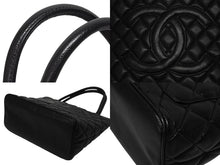 Load image into Gallery viewer, 極美品 CHANEL シャネル 復刻トート トートバッグ 7番台 ココマーク キャビアスキン ブラック ゴールド金具 中古 4b010967