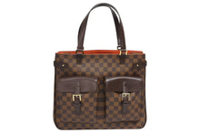 Load image into Gallery viewer, 極美品 LOUIS VUITTON ルイヴィトン ダミエ ユゼス ブラウン トートバッグ N51128 ダミエキャンバス ユニセックス ゴールド金具 中古 4b010969