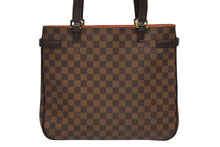 Load image into Gallery viewer, 極美品 LOUIS VUITTON ルイヴィトン ダミエ ユゼス ブラウン トートバッグ N51128 ダミエキャンバス ユニセックス ゴールド金具 中古 4b010969