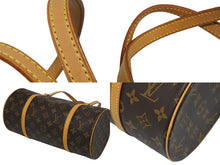 画像をギャラリービューアに読み込む, 極美品 LOUIS VUITTON ルイヴィトン パピヨン30 ハンドバッグ M51385 筒型 モノグラムキャンバス ブラウン 中古 4b010972