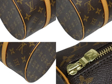 画像をギャラリービューアに読み込む, 極美品 LOUIS VUITTON ルイヴィトン パピヨン30 ハンドバッグ M51385 筒型 モノグラムキャンバス ブラウン 中古 4b010972