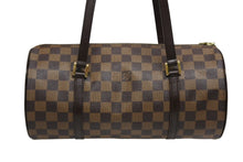 画像をギャラリービューアに読み込む, 極美品 LOUIS VUITTON ルイヴィトン パピヨン30 ハンドバッグ N51303 ダミエ エベヌ ブラウン ゴールド金具 中古 4b010973