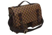 Load image into Gallery viewer, 極美品 LOUIS VUITTON ルイ ヴィトン ダミエ ブロードウェイ ショルダーバッグ N42270 ブラウン ゴールド金具 中古 4b010974