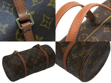 画像をギャラリービューアに読み込む, 極美品 LOUIS VUITTON ルイヴィトン パピヨン26 ハンドバッグ M51386 モノグラム ブラウン ゴールド金具 中古 4b010372