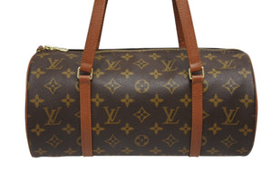 LOUIS VUITTON ルイヴィトン パピヨン30 ハンドバッグ M51365 旧型 モノグラムキャンバス ブラウン 美品 中古 4b010979