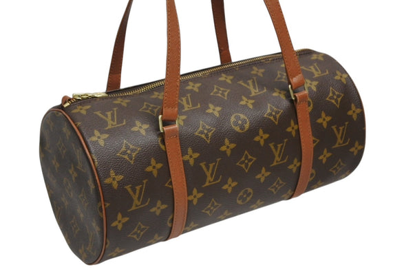 LOUIS VUITTON ルイヴィトン パピヨン30 ハンドバッグ M51365 旧型 モノグラムキャンバス ブラウン 美品 中古 4b010979