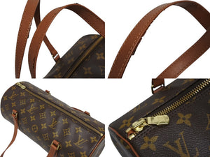 LOUIS VUITTON ルイヴィトン パピヨン30 ハンドバッグ M51365 旧型 モノグラムキャンバス ブラウン 美品 中古 4b010979