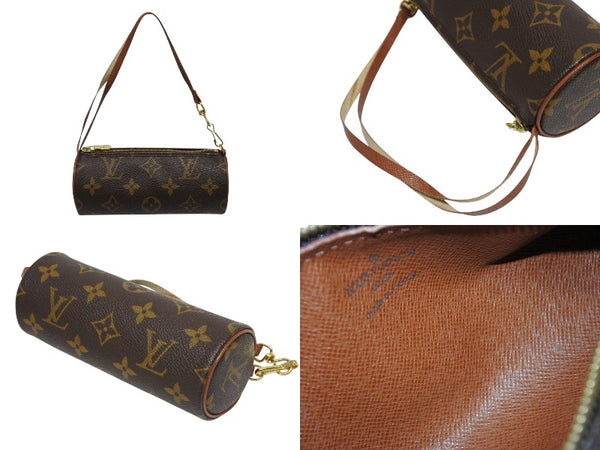 LOUIS VUITTON ルイヴィトン パピヨン30 ハンドバッグ M51365 旧型 モノグラムキャンバス ブラウン 美品 中古 4b010979