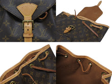 Load image into Gallery viewer, LOUIS VUITTON ルイヴィトン モンスリMM バックパック M51136 ブラウン モノグラム PVC ゴールド金具 良品 中古 4b010981