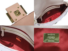 Load image into Gallery viewer, 極美品 FENDI フェンディ マンマバケット ワンショルダーバッグ 8BR600 AMP0 F0J2F スパンコール レザー ピンク 中古 4b010982