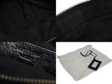 画像をギャラリービューアに読み込む, BALENCIAGA バレンシアガ ザシティ 2WAYバッグ ハンドバッグ ショルダーバッグ 240577 カーフレザー ブラック シルバー金具 美品 中古 4b010984