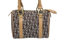 Load image into Gallery viewer, Christian Dior クリスチャンディオール トロッター ハンドバッグ ミニボストンバッグ ブラウン キャンバス 美品 中古 4b010999