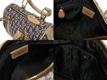 Load image into Gallery viewer, Christian Dior クリスチャンディオール トロッター ハンドバッグ ミニボストンバッグ ブラウン キャンバス 美品 中古 4b010999