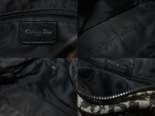 Load image into Gallery viewer, Christian Dior クリスチャンディオール トロッター ハンドバッグ ミニボストンバッグ ブラック キャンバス 美品 中古 4b011000