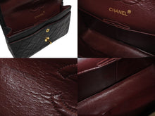 Load image into Gallery viewer, 極美品 CHANEL シャネル マトラッセ23 Wフラップ Wチェーンショルダーバッグ 2番台 ラムスキン ココマーク ブラック 中古 4b011002