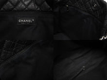 Load image into Gallery viewer, CHANEL シャネル 2WAYバッグ 13番台 2.55 ココマーク カーフスキン フェイクファー ブラック シルバー金具 美品 中古 4b011015