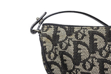 画像をギャラリービューアに読み込む, CHRISTIAN DIOR クリスチャンディオール トロッター サドルバッグ ワンショルダーバッグ サドルポーチ ネイビー 美品 中古 4b011018