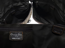 Load image into Gallery viewer, Christian Dior クリスチャンディオール ショルダーバッグ トロッター ワンショルダー ブラウン ベージュ コットンキャンバス レザー シルバー金具 美品 中古 4b011020