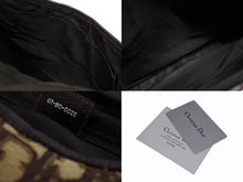 Load image into Gallery viewer, Christian Dior クリスチャンディオール ショルダーバッグ トロッター ワンショルダー ブラウン ベージュ コットンキャンバス レザー シルバー金具 美品 中古 4b011020