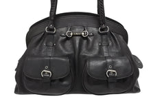 Load image into Gallery viewer, Christian Dior クリスチャンディオール マイディオール ハンドバッグ 05-MA-1016 ブラック レザー シルバー金具 美品 中古 4b011022