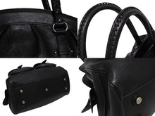 Load image into Gallery viewer, Christian Dior クリスチャンディオール マイディオール ハンドバッグ 05-MA-1016 ブラック レザー シルバー金具 美品 中古 4b011022