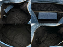 画像をギャラリービューアに読み込む, BALENCIAGA バレンシアガ ザ タウン 2way ハンドバッグ 527147 ブルー レザー ゴールド金具 美品 中古 4b011026